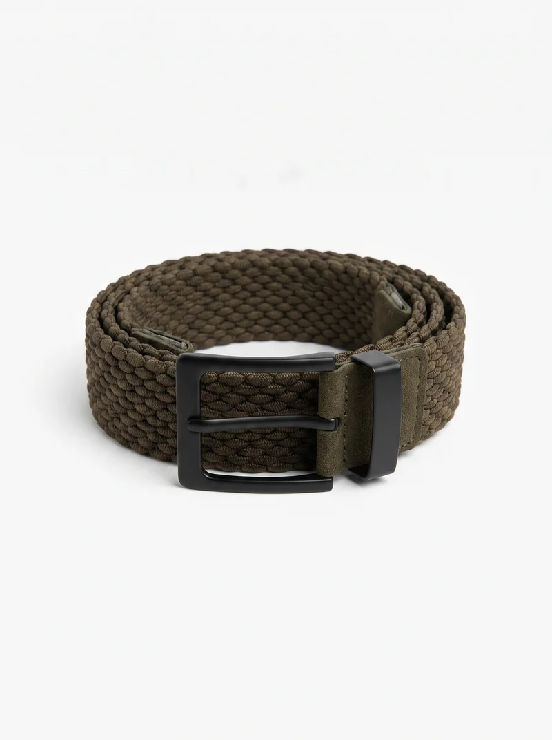 Cintura elastica uomo 3,5 cm - Verde