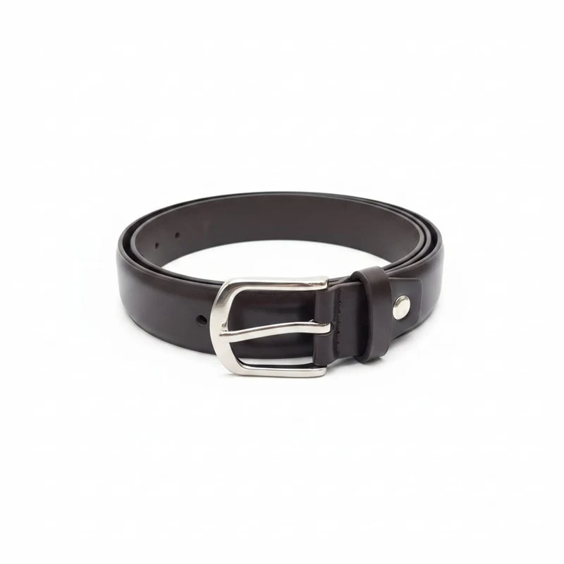 Cintura basic liscia 3 cm elegante e versatile - Nero