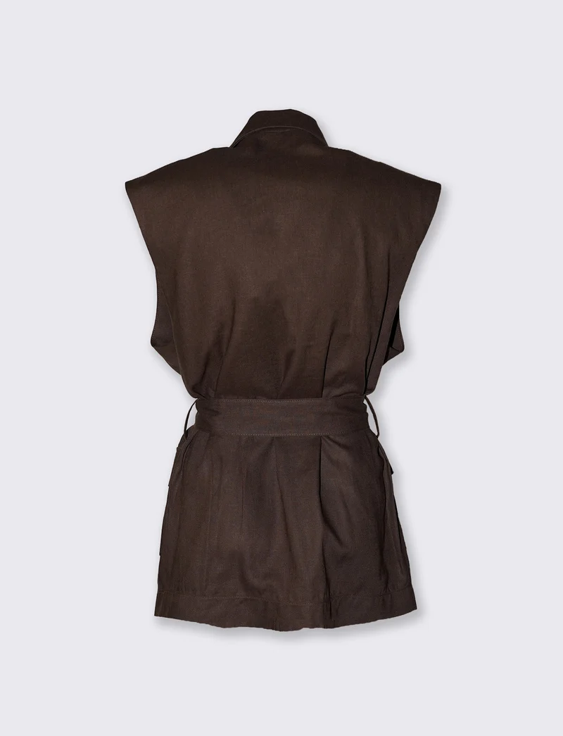 Blazer giromanica donna con tasche davanti - Caffe'
