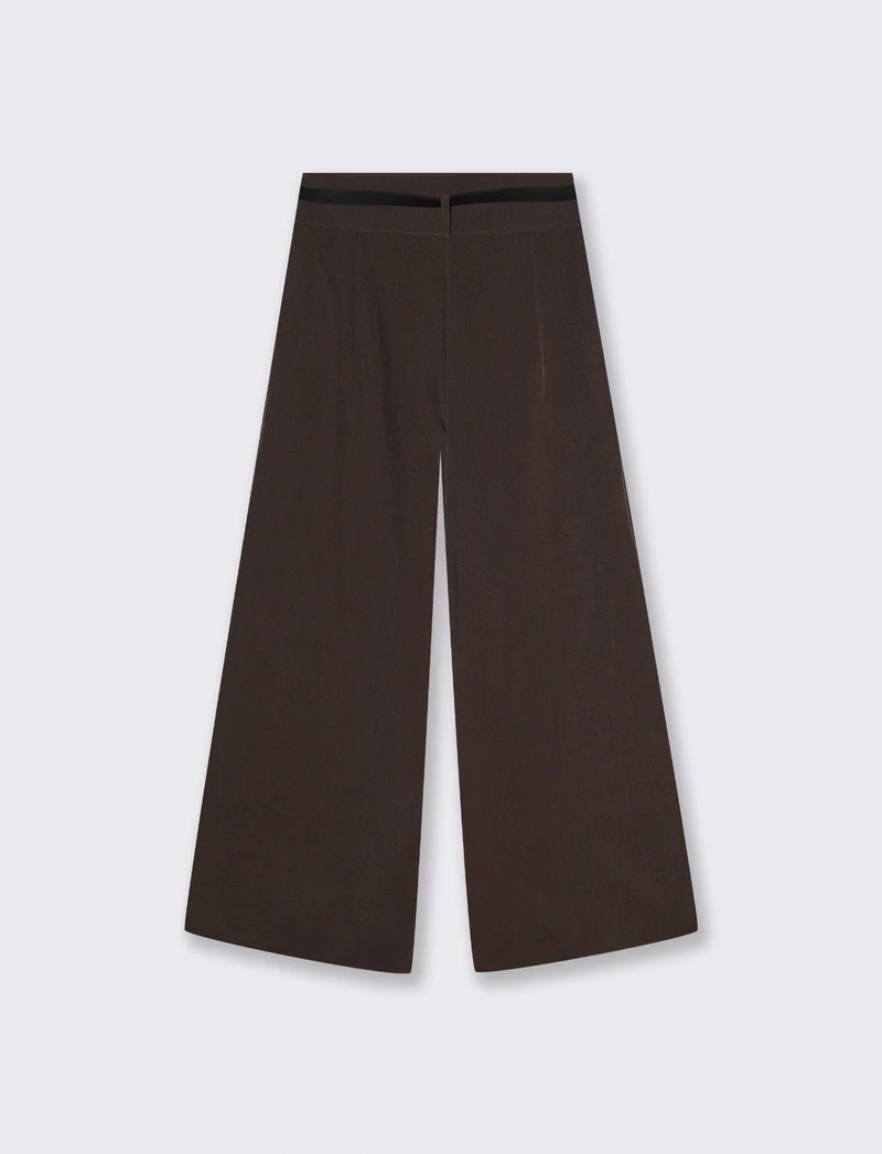 PANTALONE CON CINTURA - Moro