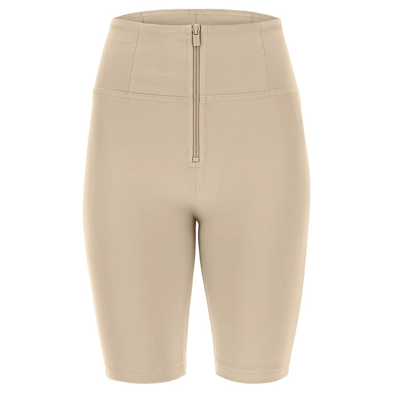 WR.UP Push-Up High Waist Biker Shorts Pants - Warm Sand Beige