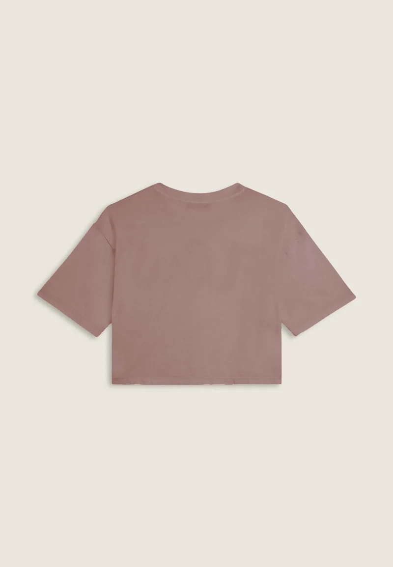 Women's cropped T-shirt - Flow Pink