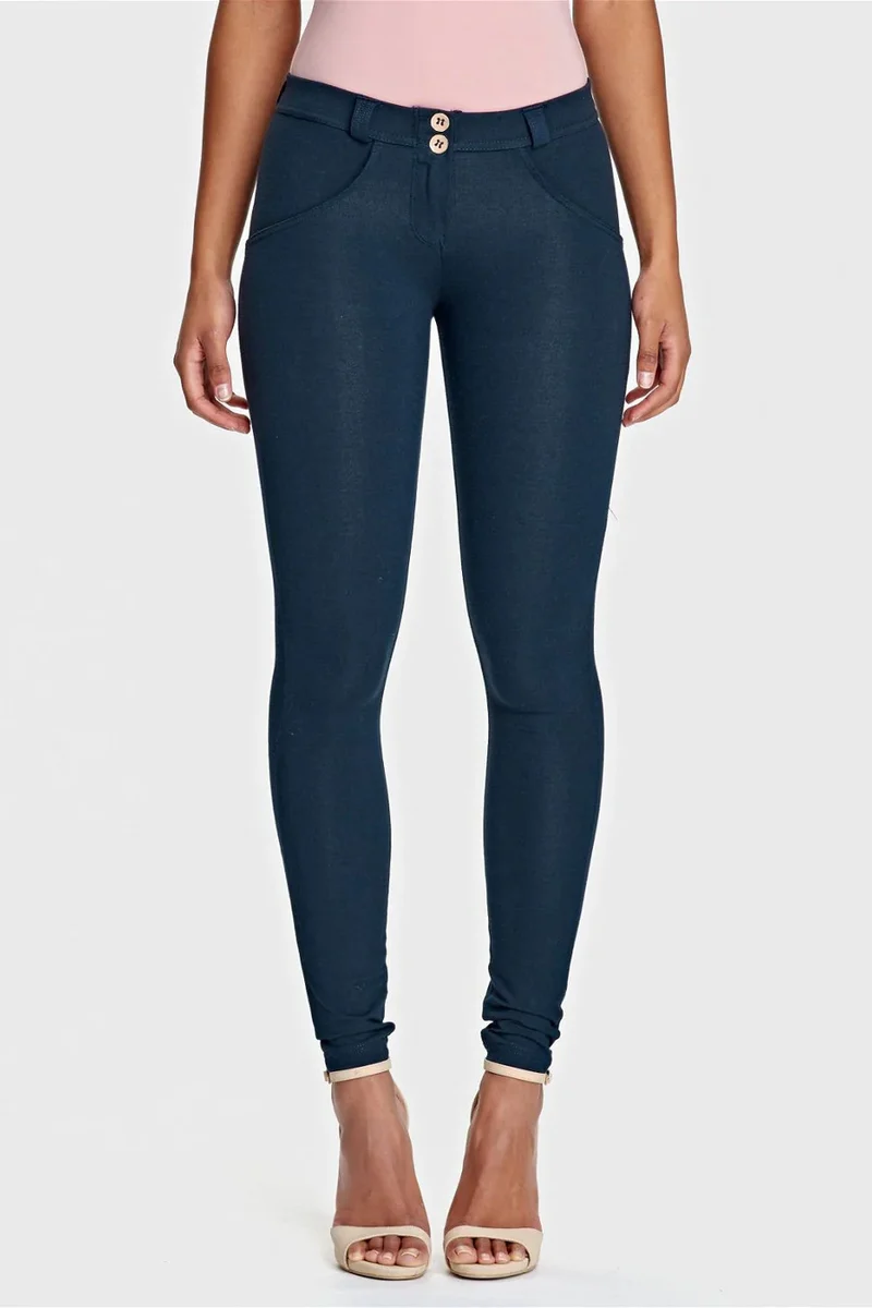 WR.UP Push-Up Regular Waist Skinny Pants - Total Eclipse Blue