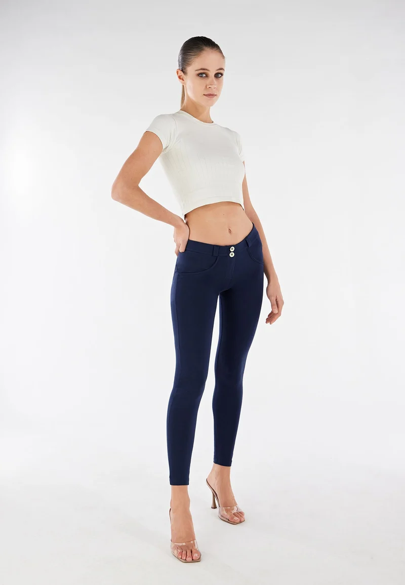 WR.UP Push-Up Regular Waist Skinny Pants - Total Eclipse Blue
