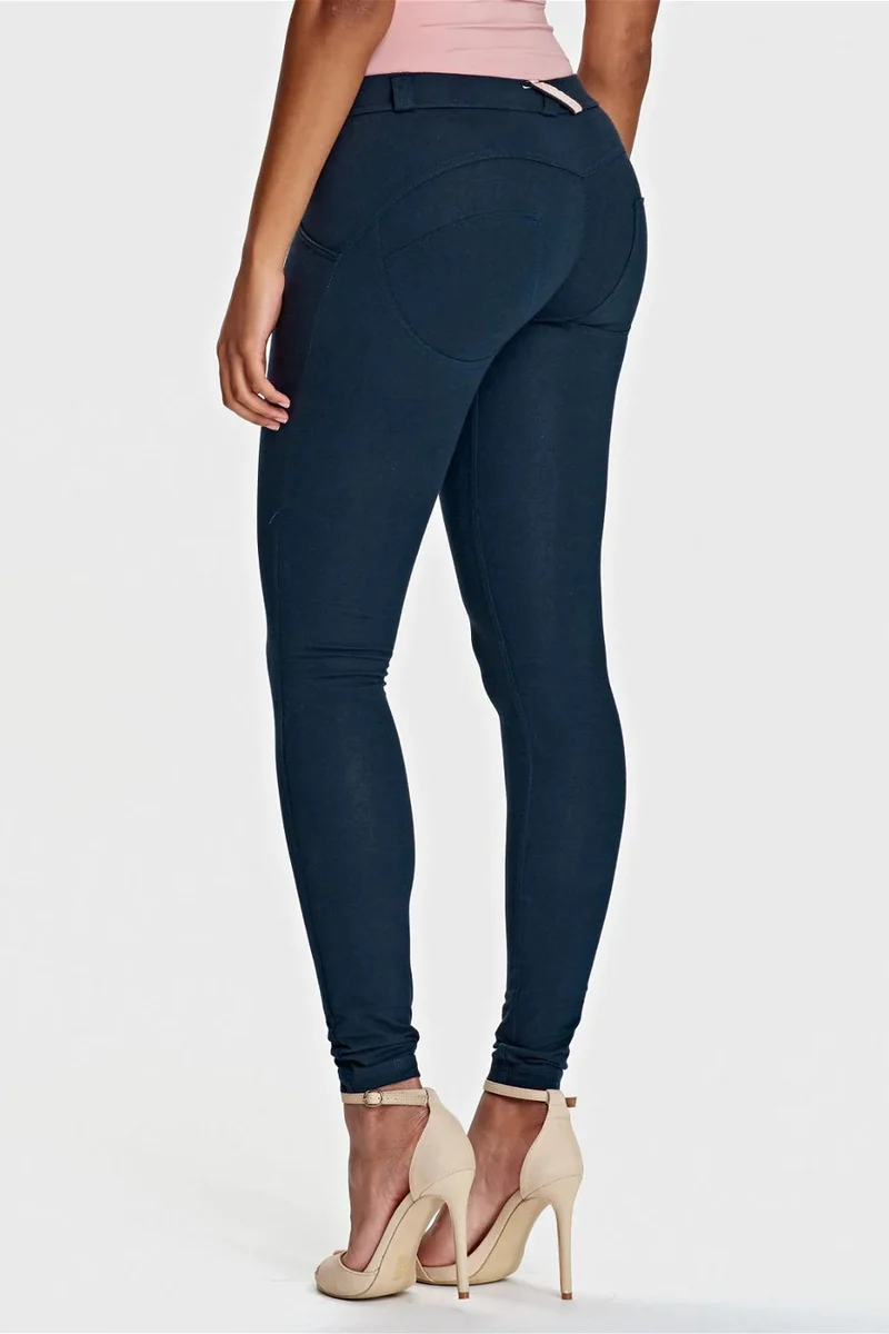 WR.UP Push-Up Regular Waist Skinny Pants - Total Eclipse Blue