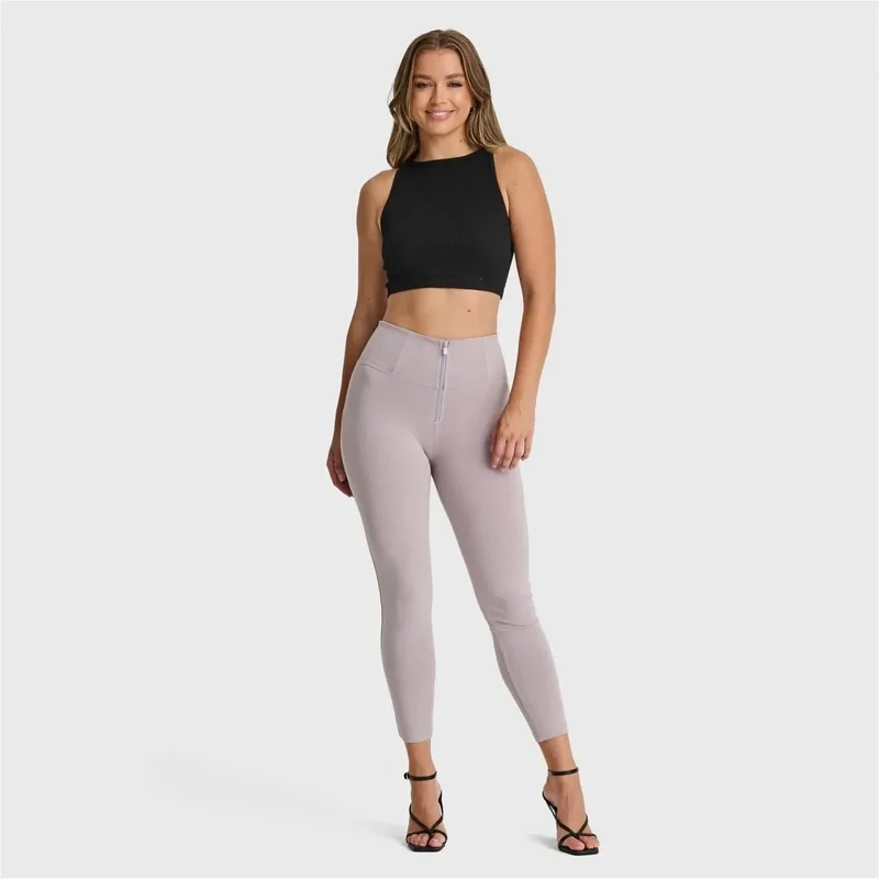 WR.UP Push-Up High Waist Skinny 7/8 Pants - Gull Gray