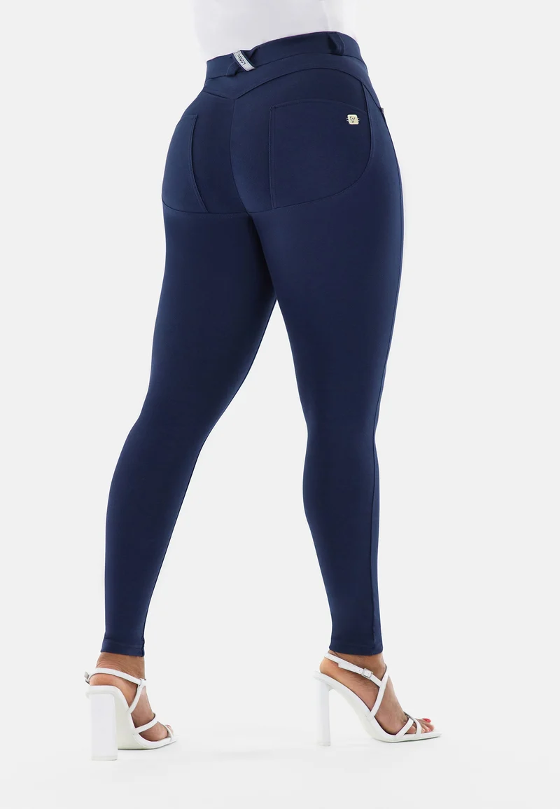 WR.UP Curvy Push-Up Regular Waist Skinny Pants - Total Eclipse Blue