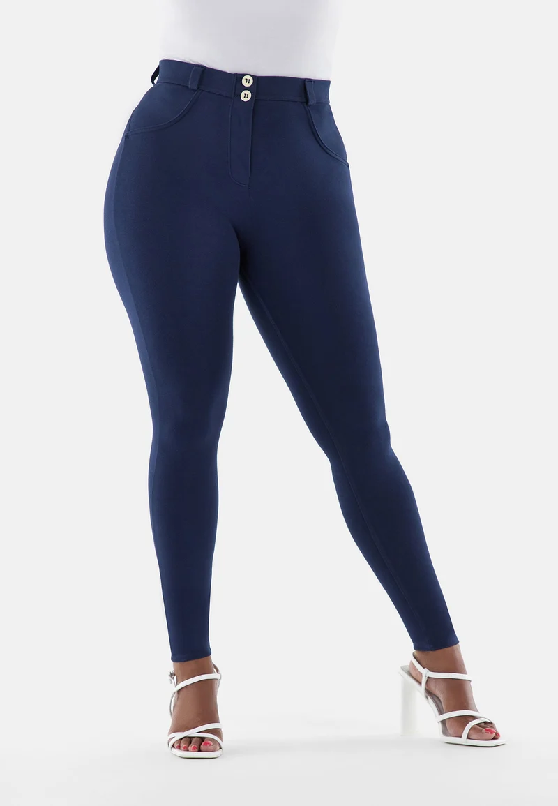 WR.UP Curvy Push-Up Regular Waist Skinny Pants - Total Eclipse Blue