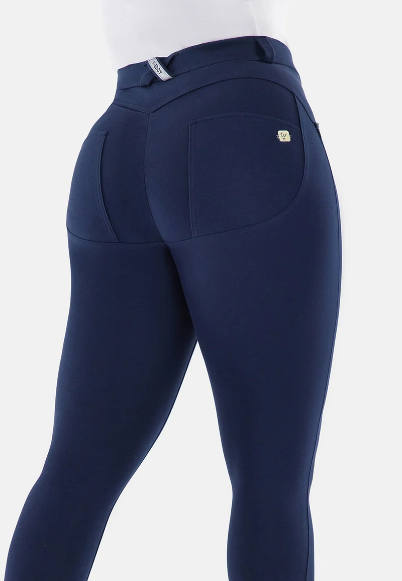 WR.UP Curvy Push-Up Regular Waist Skinny Pants - Total Eclipse Blue