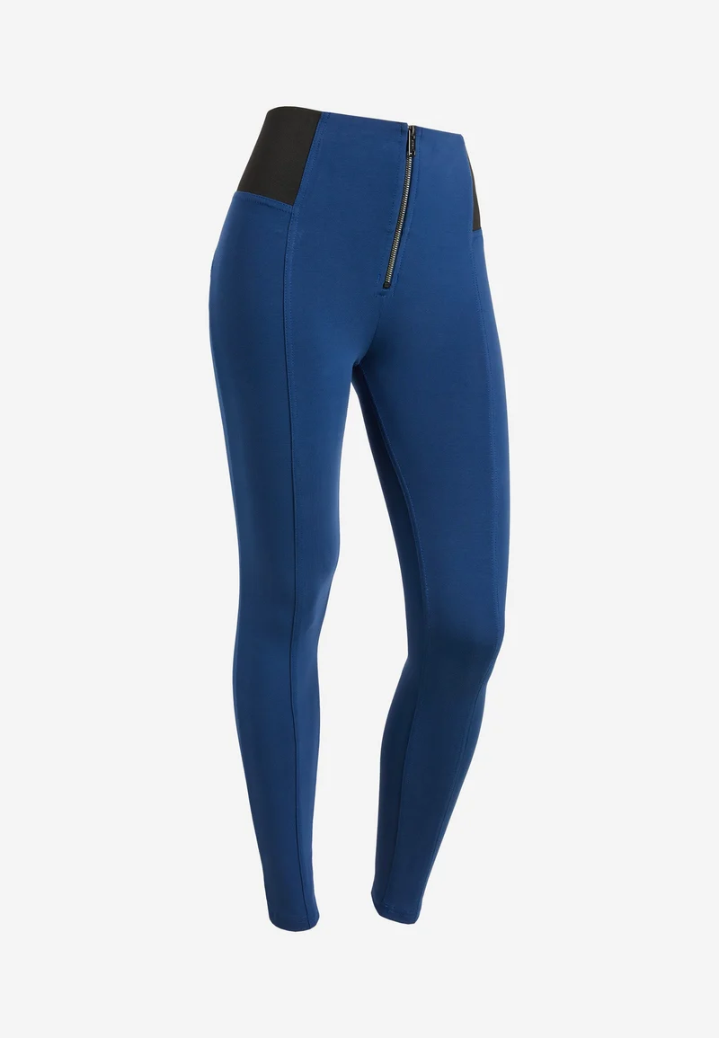 WR.UP Push-Up High Waist Skinny Pant With Elastic Waist Band Inlay - Navy Peony Blue