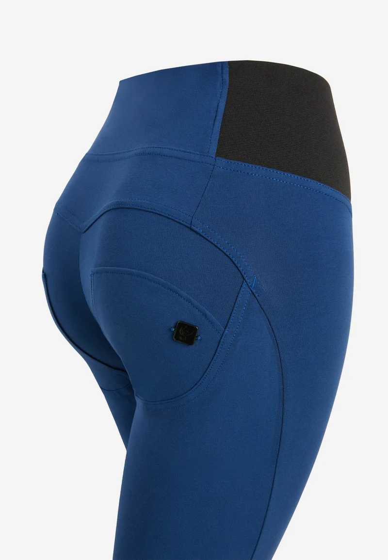 WR.UP Push-Up High Waist Skinny Pant With Elastic Waist Band Inlay - Navy Peony Blue