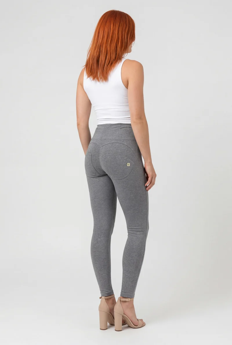 WR.UP Push-Up High Waist Skinny Pants - Medium Mélange Gray
