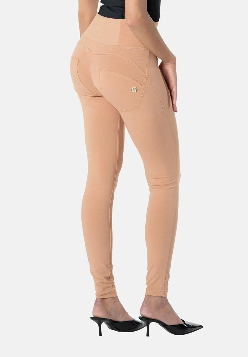 WR.UP Push-Up High Waist Skinny Pants - Macaroon Brown