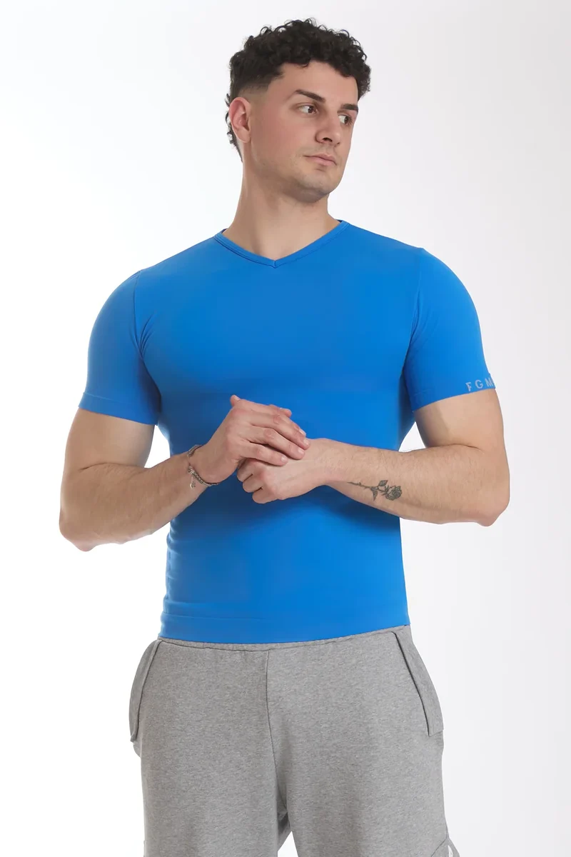 T-Shirt Uomo Manica Corta Blu Navy