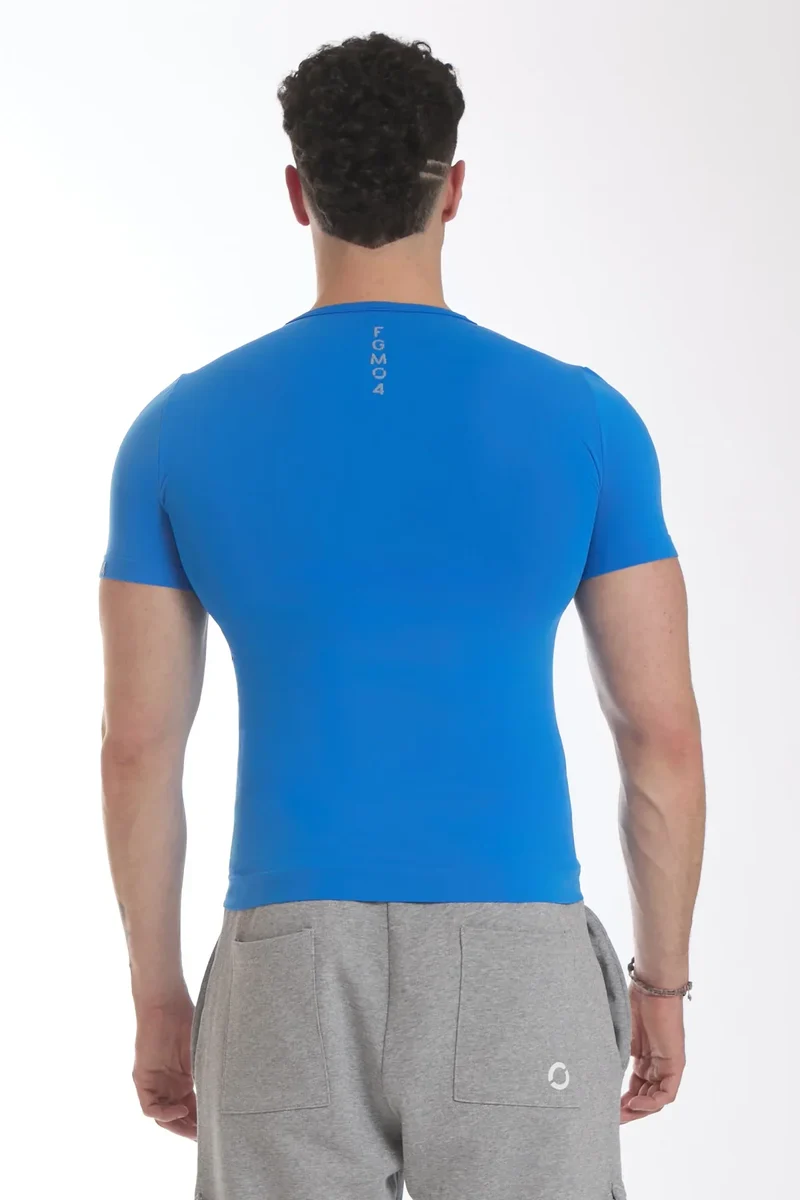 T-Shirt Uomo Manica Corta Blu Navy