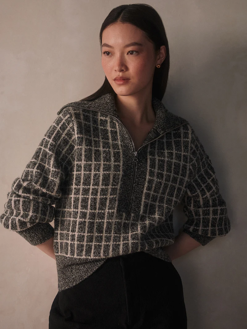 Furley Half Zip Knit
