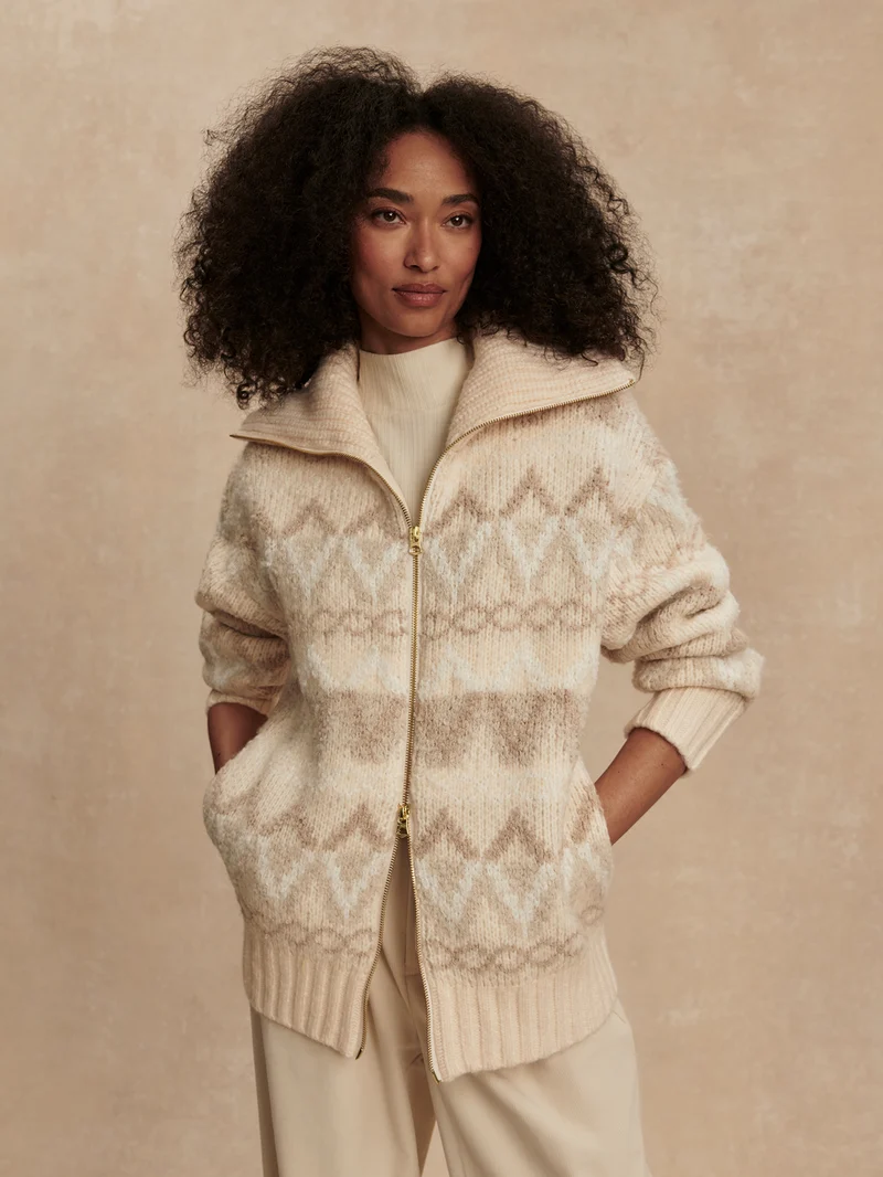 Brooke Fairisle Knit Jacket