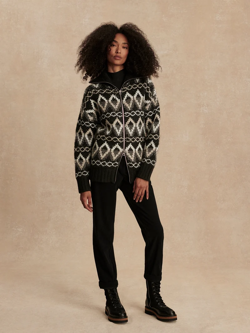 Brooke Fairisle Knit Jacket