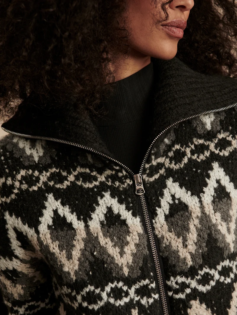 Brooke Fairisle Knit Jacket