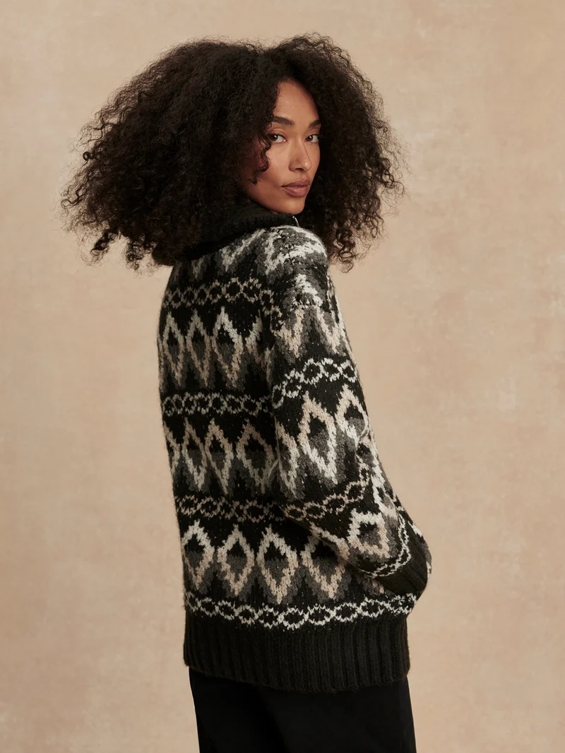 Brooke Fairisle Knit Jacket