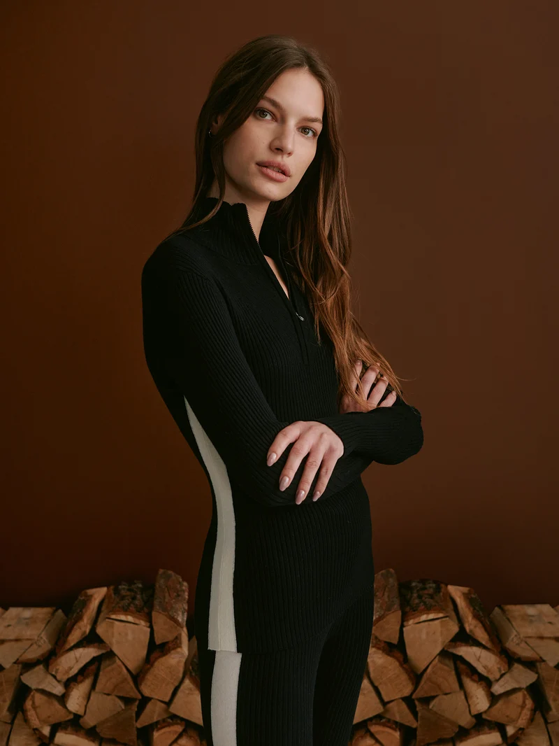 Demi 2.0 Half Zip Knit