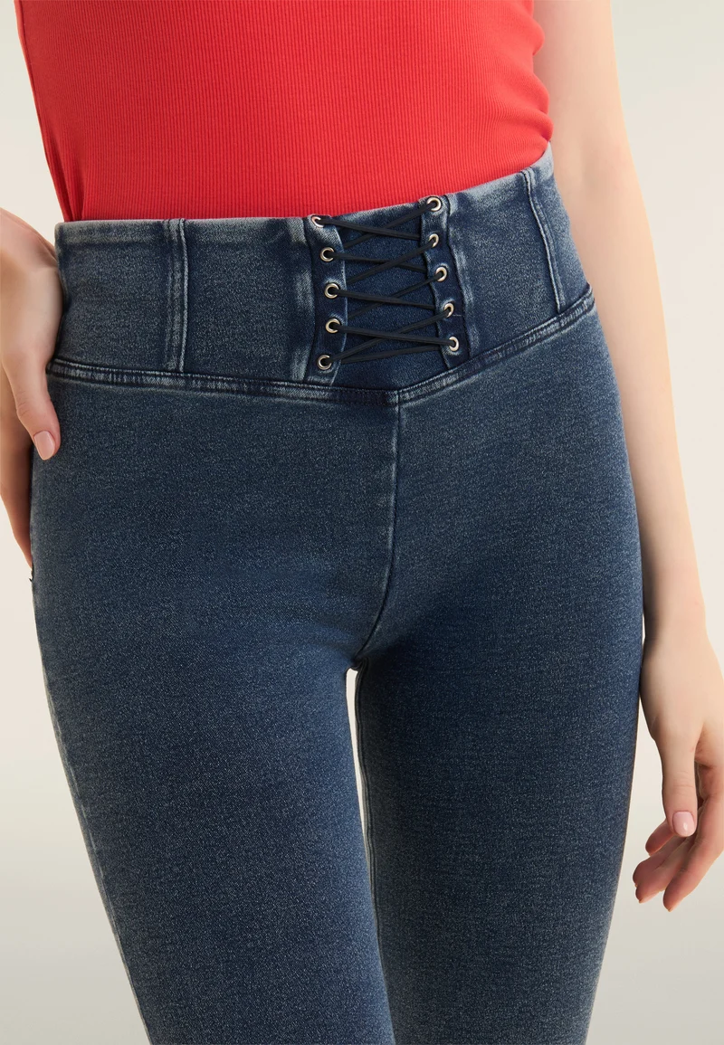 WR.UP Push-Up Denim Jeans - Blue Seam