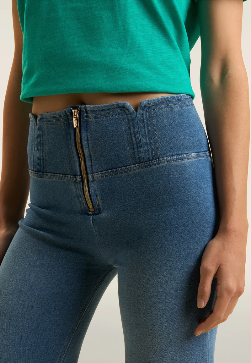 WR.UP Push-Up Denim Jeans - Beige Seam