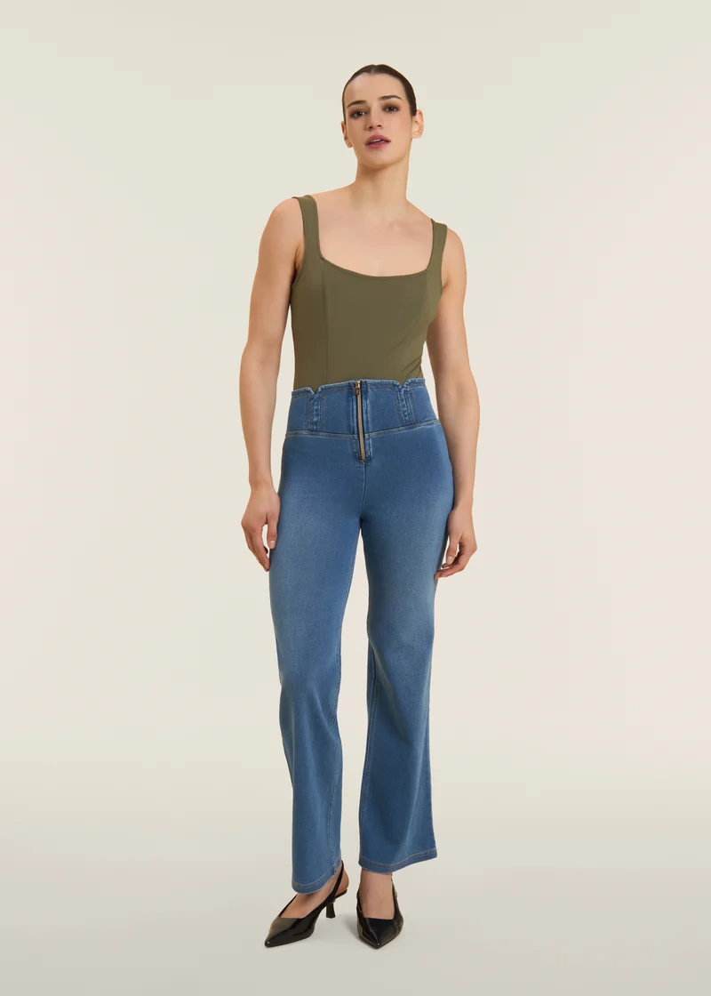 WR.UP Push-Up Denim Jeans - Beige Seam