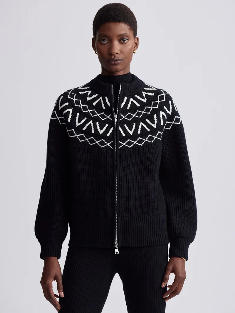 Alys Fairisle Knit Jacket
