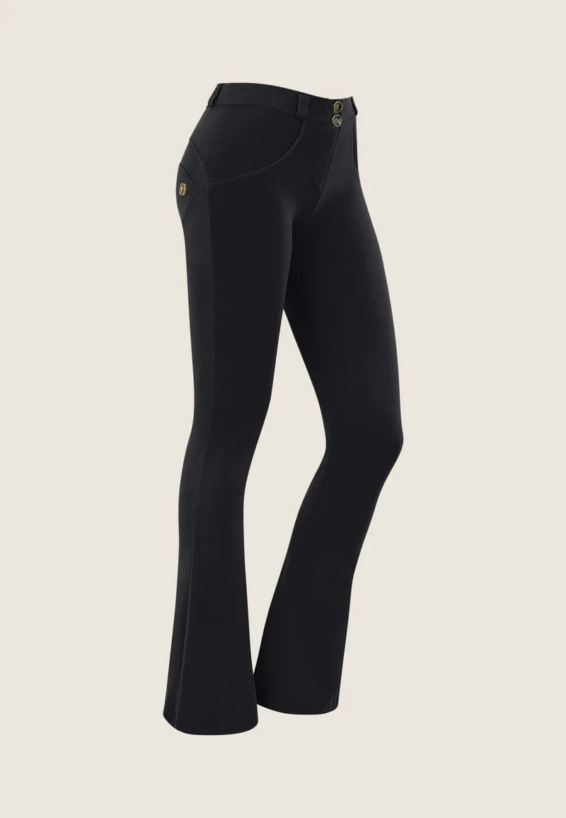 WR.UP Push-Up Regular Waist Mini Flare Pant - Black