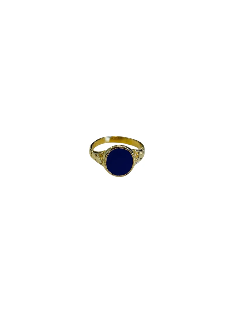 R2585 Signet Ring Kobalt