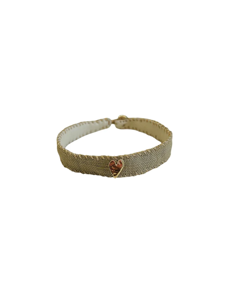 B2572 Vintage Linnen Bracelet