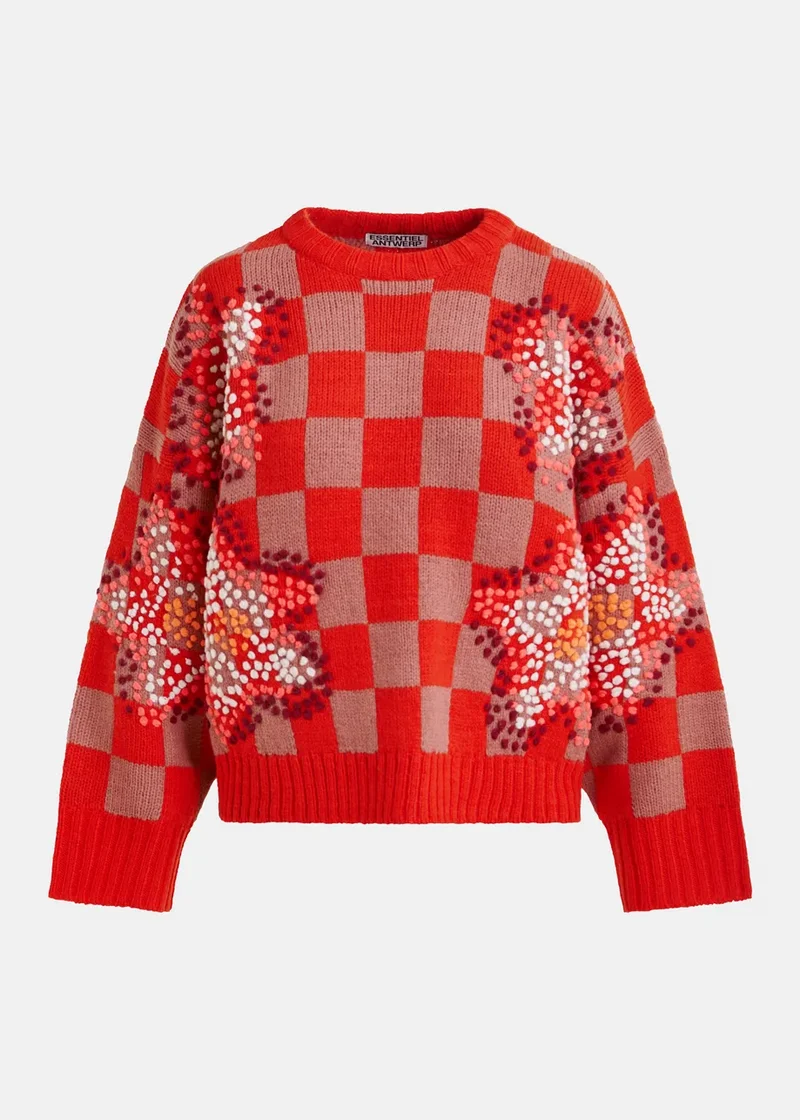 Inter embroidered pullover