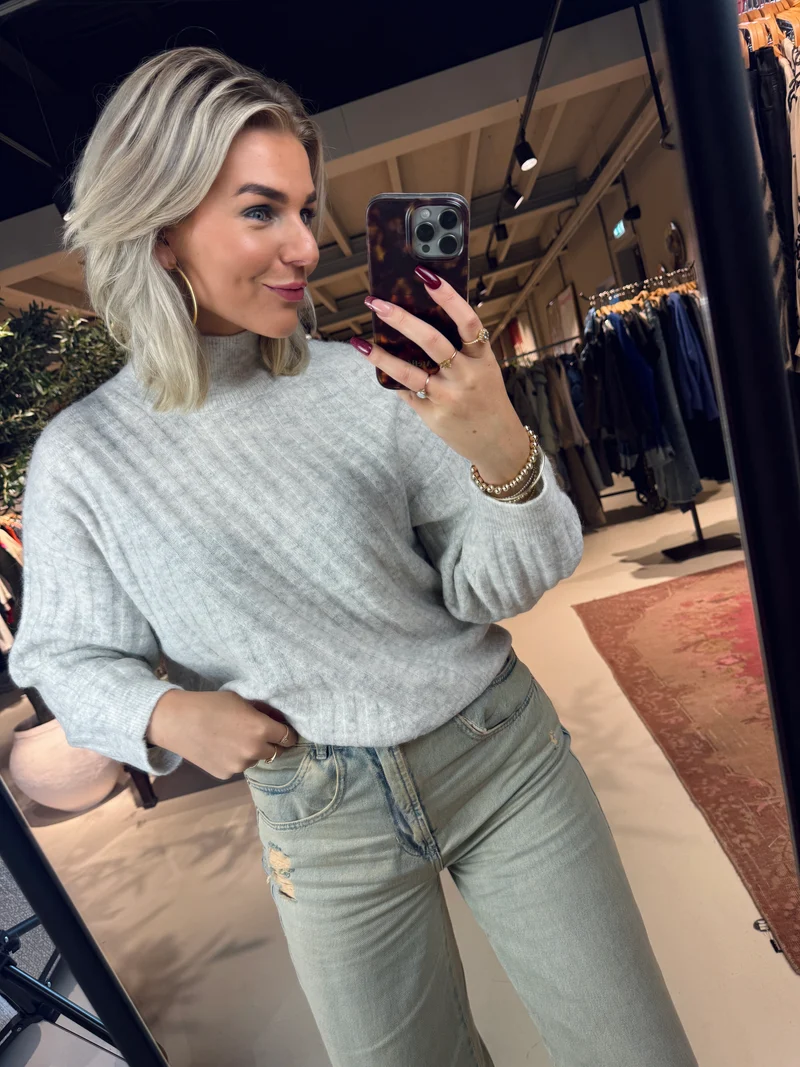 Cecily Pullover - Light Grey