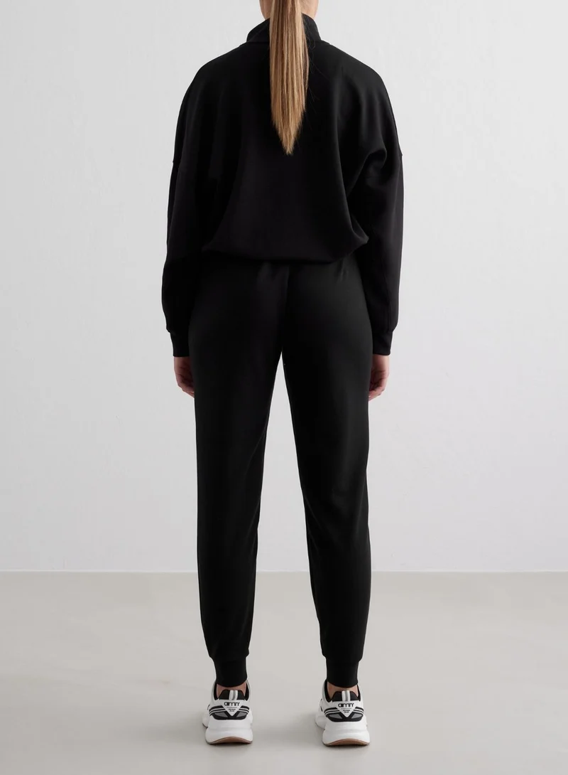 Black Comfy Modal Pants