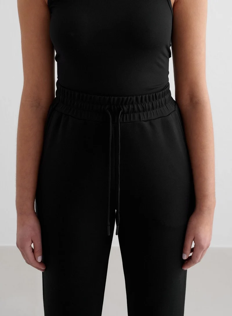 Black Comfy Modal Pants
