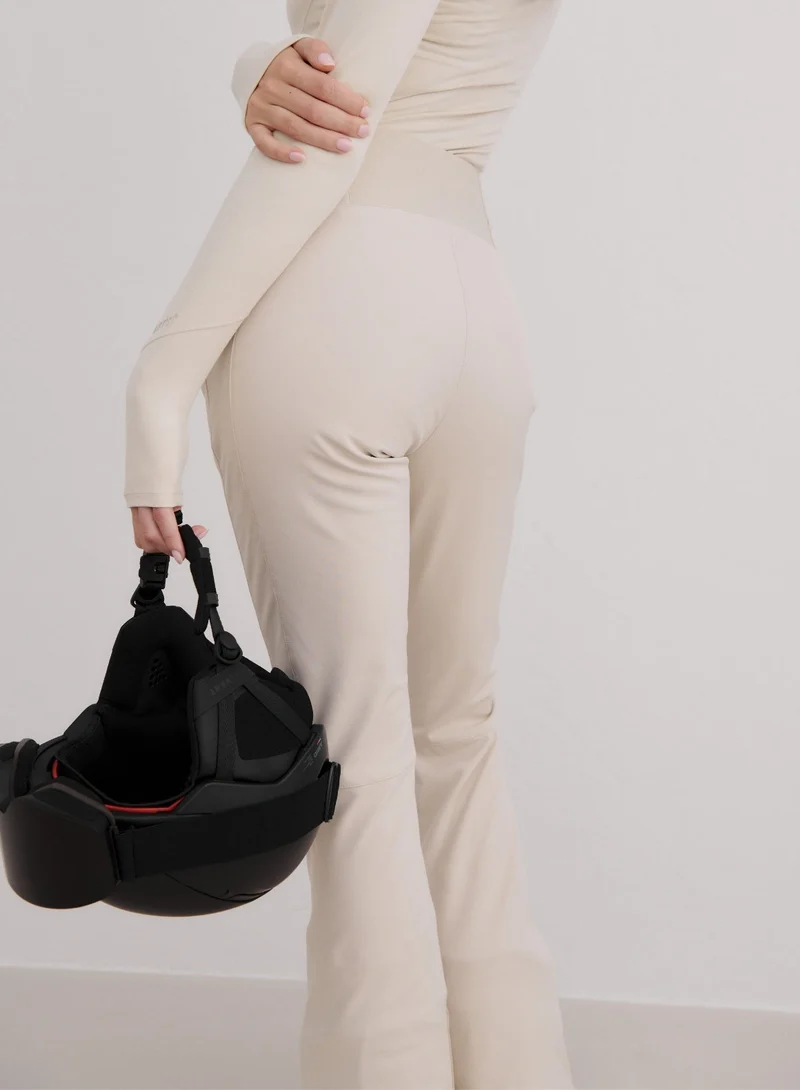 Café Au Lait Stretch Thermo Pants