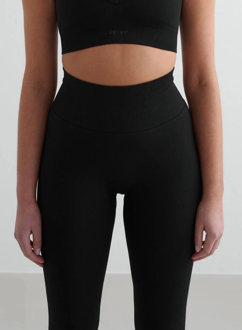Black Shape Seamless Tights