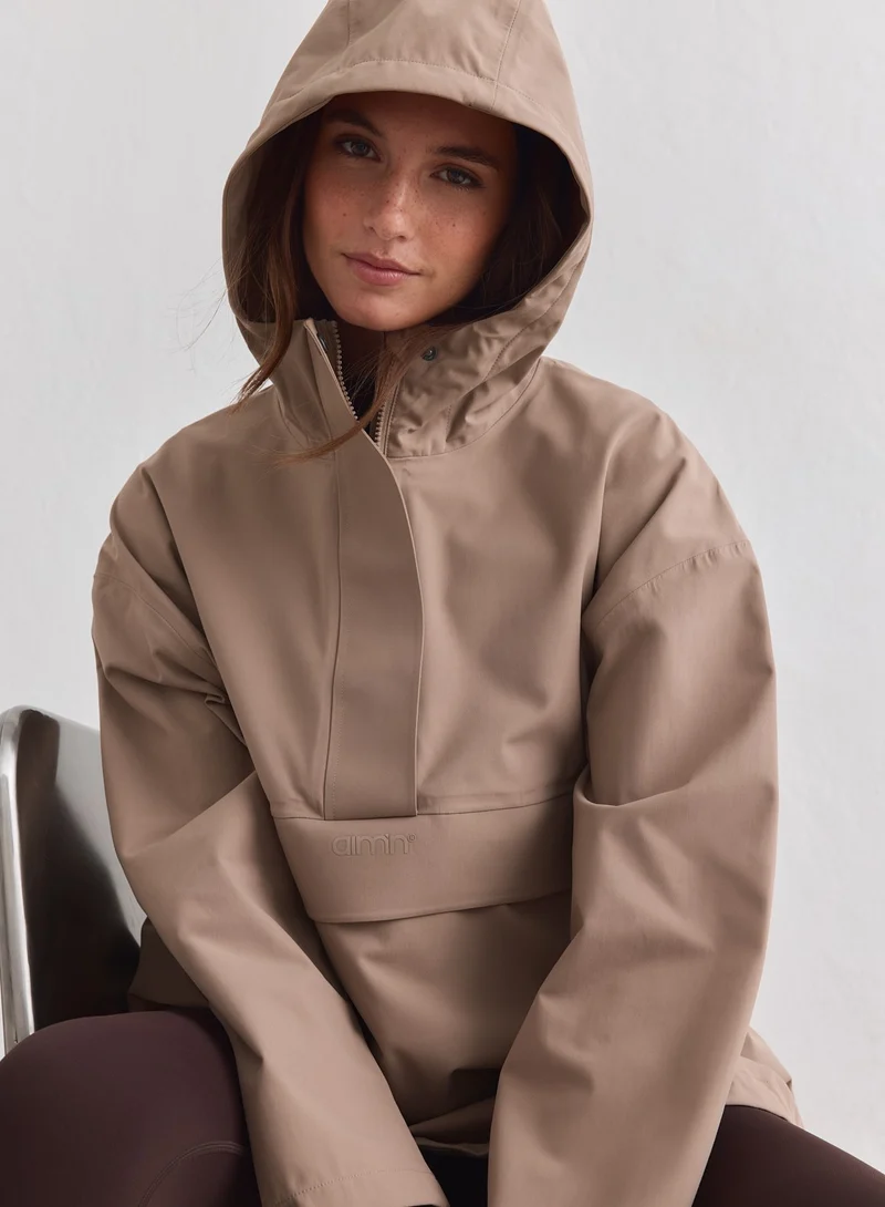 Espresso Waterproof Oversized Anorak