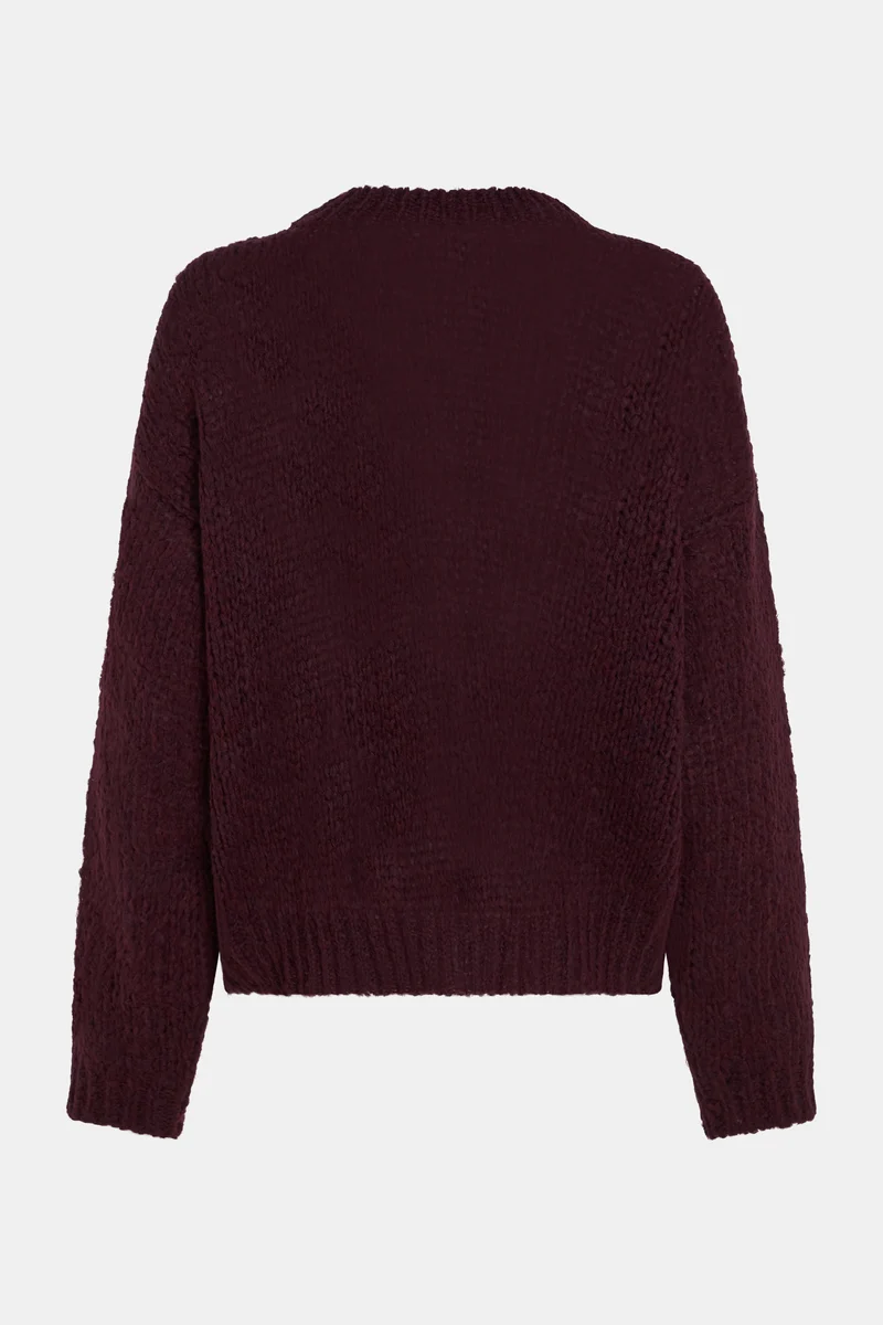 W25L246 Jumper - Aubergine