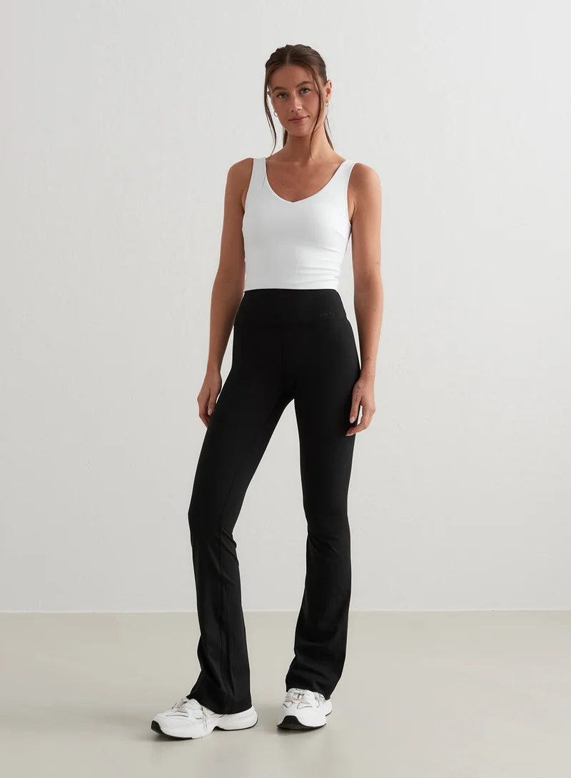 Black Sense Flare Tights