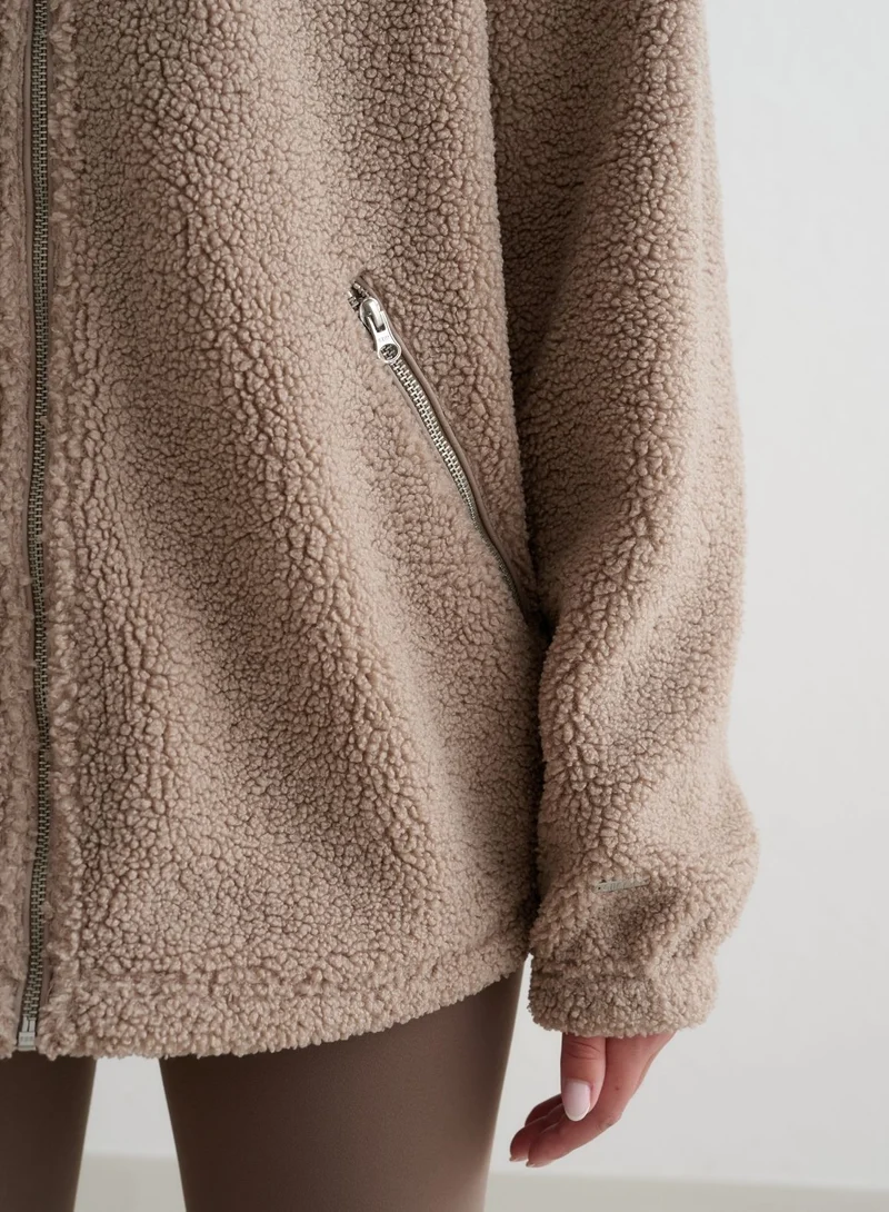Dark Clay Pile Jacket