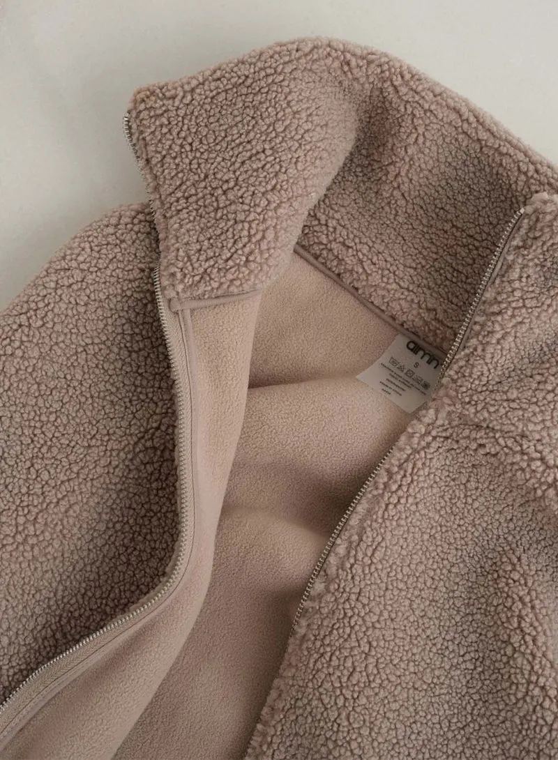 Dark Clay Pile Jacket