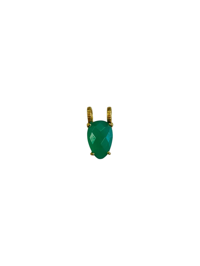 Bedel met Chrysopraas edelsteen
