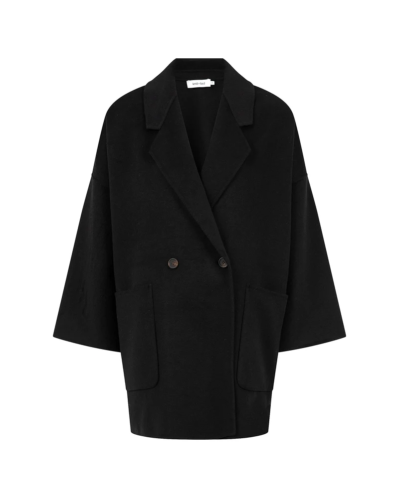 Cape Coat - Black