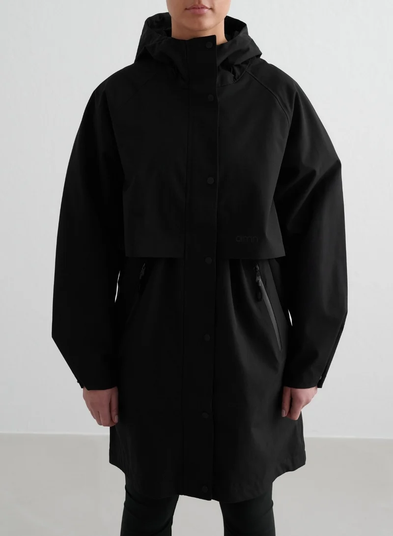 Black Waterproof Parka