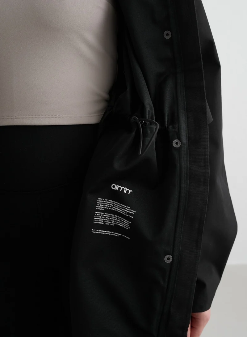 Black Waterproof Parka
