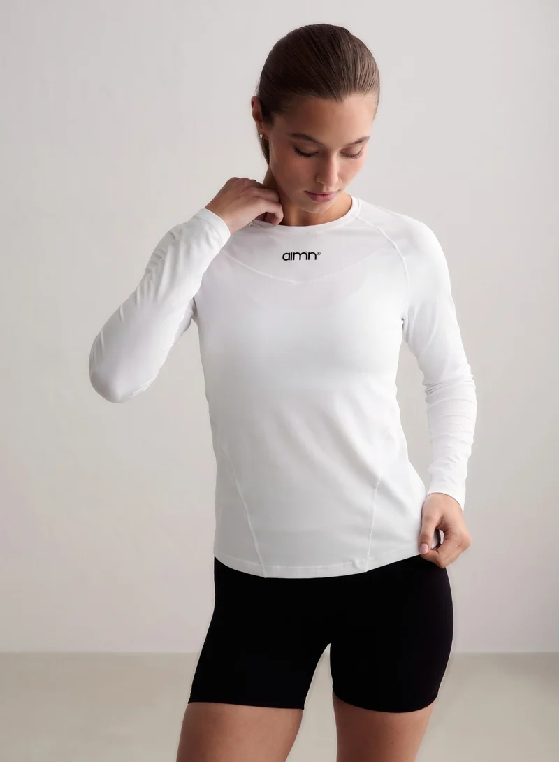 White Soft Basic Long Sleeve