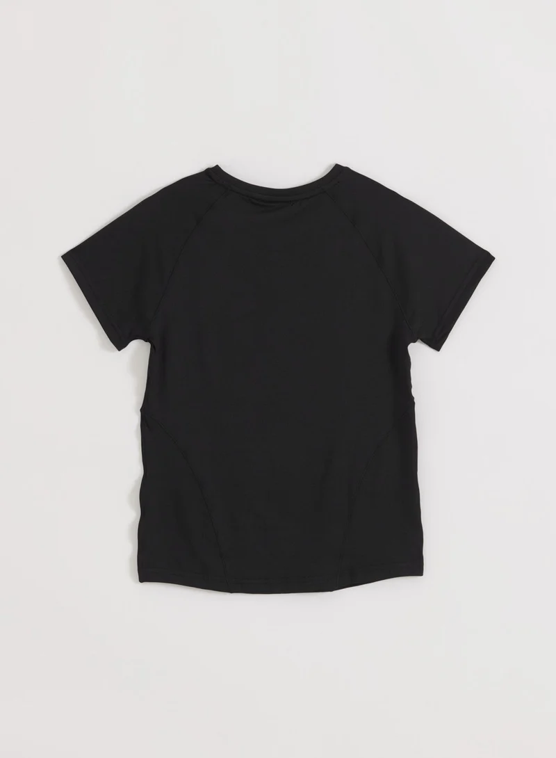 Black Soft Basic Short Sleeve