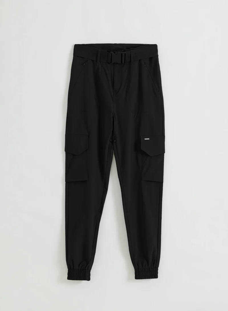 Black Cargo Pants